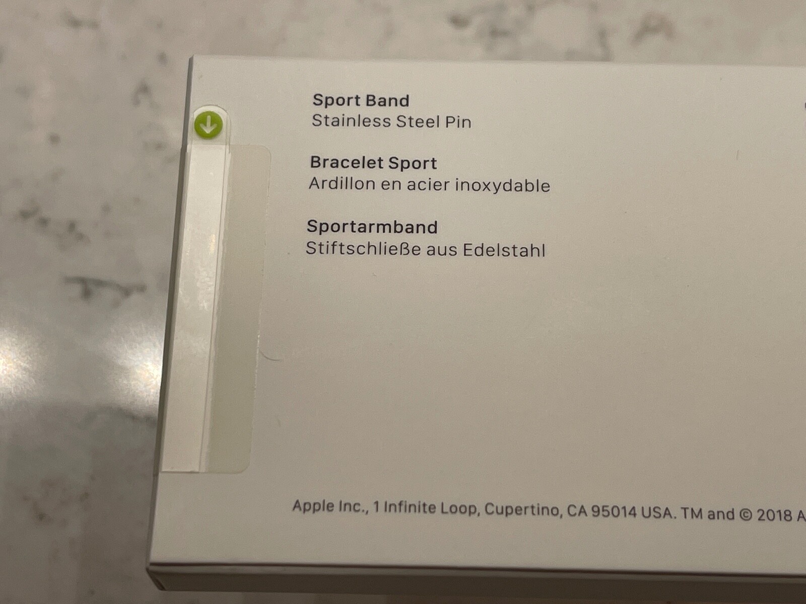 Genuine Apple Watch Sport Band Peach 38mm / 40mm MRH12AM/A RARE!