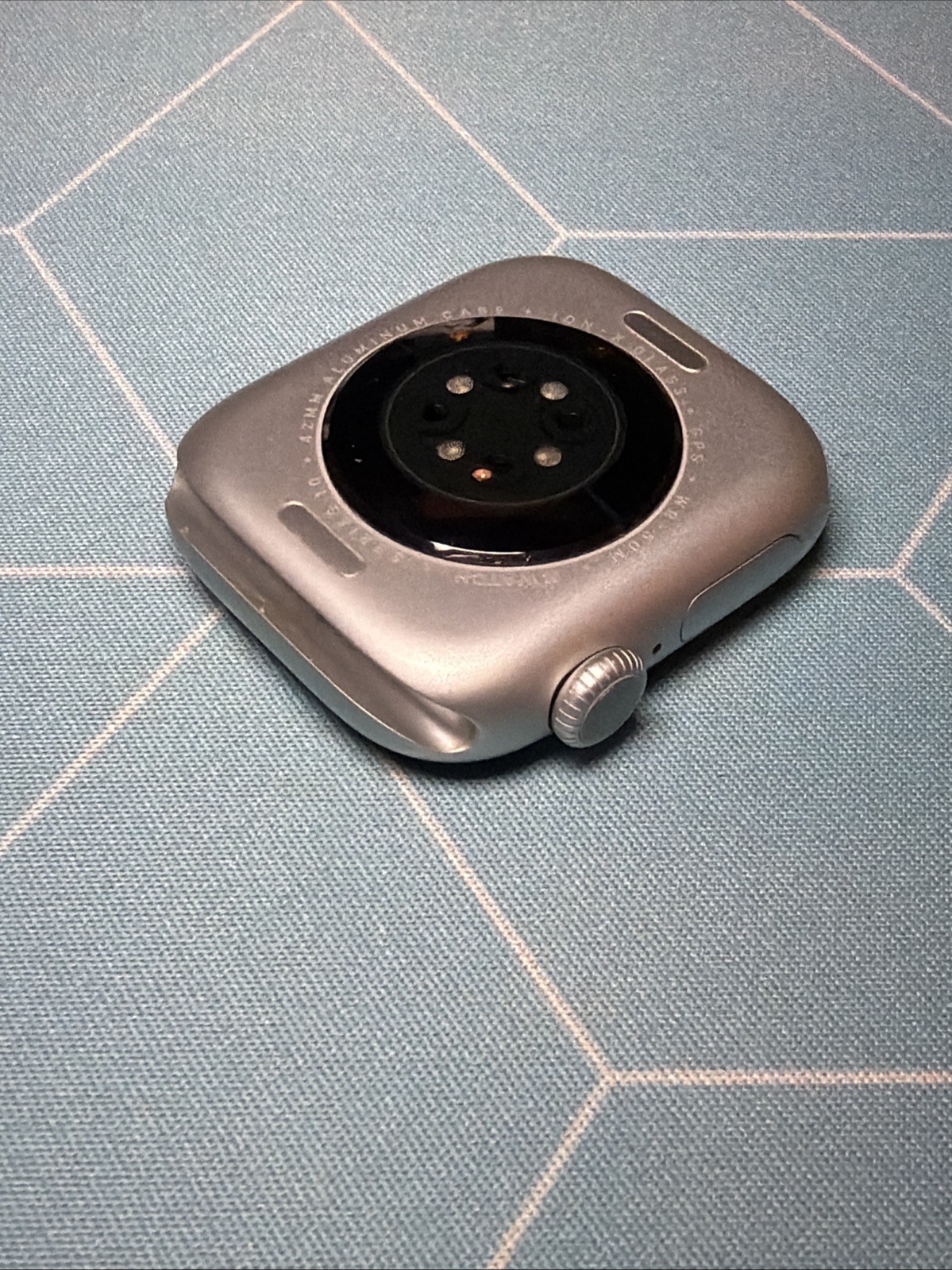 GPS Only Apple Watch Series 10 42MM Silver Aluminum MWWW3LW/A Face Only