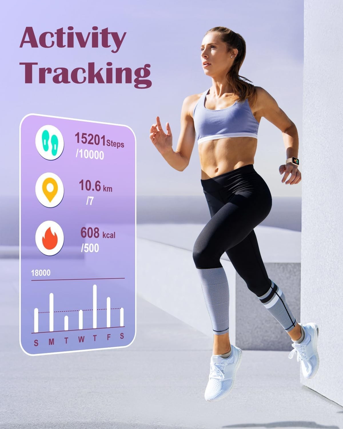 1.85” HD Smartwatch for Fitness | 100+ Sports Modes & Call Functionality