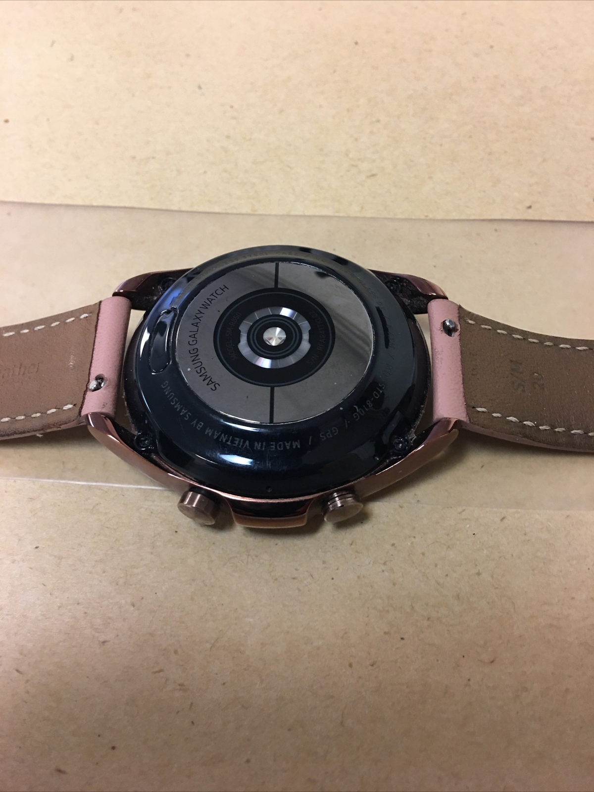 Samsung Galaxy Watch3 SM-R850 41mm Stainless Steel Case with Leather Strap