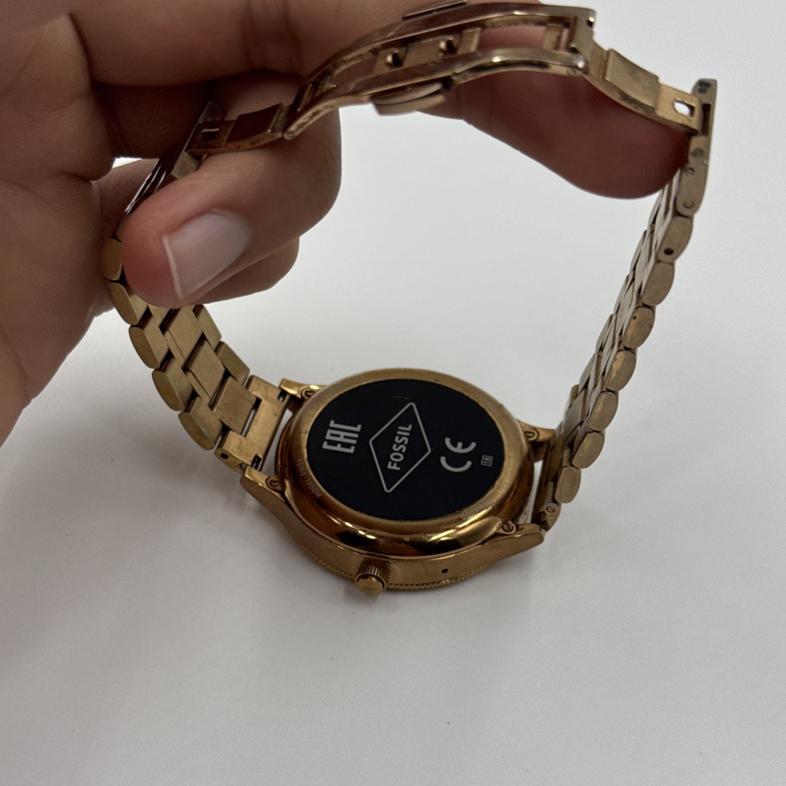 Fossil Q Gen 3 Gold Tone Stainless Steel Smartwatch Model DW5A (READ DESC)