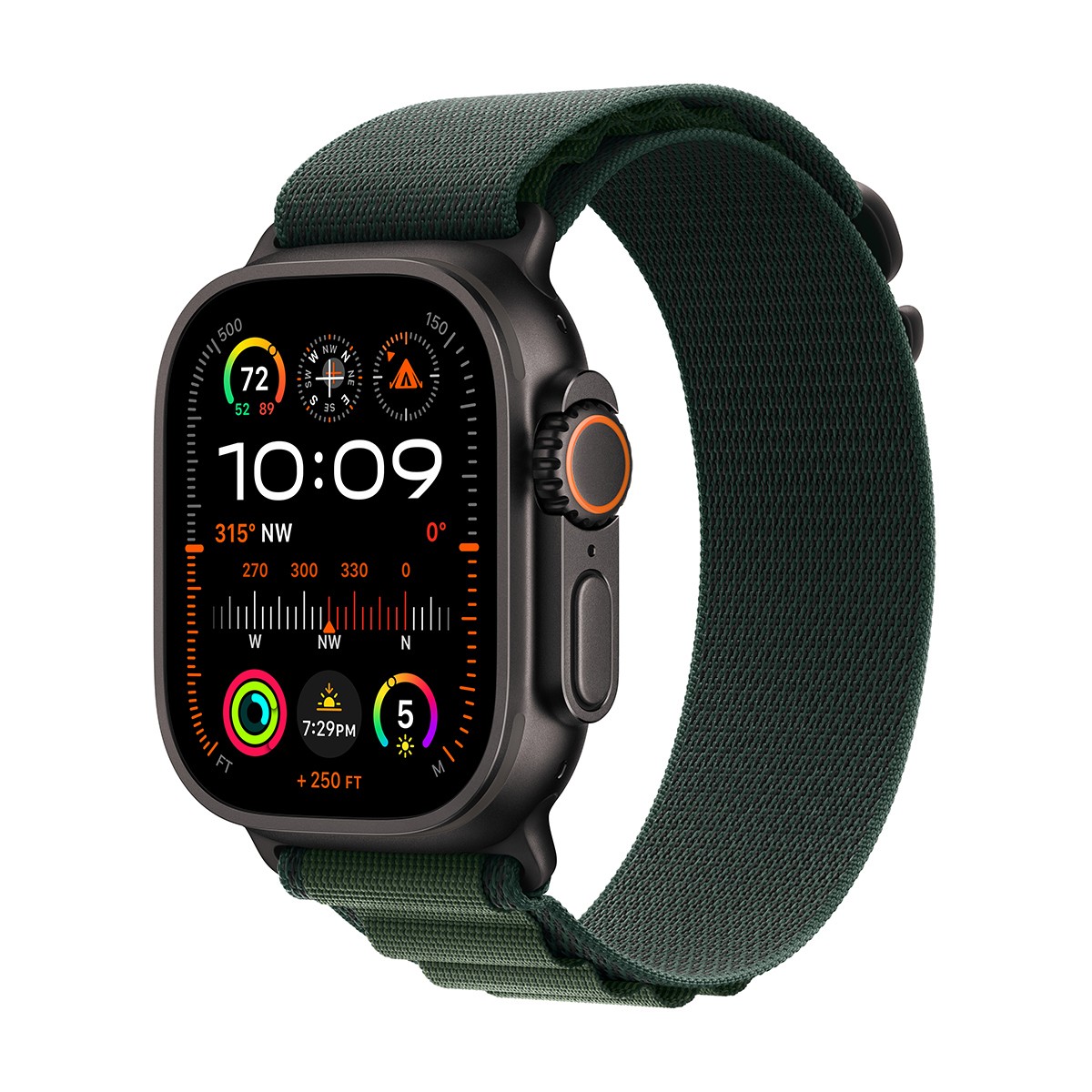 Apple Watch Ultra 2 49mm GPS/LTE Titanium Case Dark Green Loop MX4R3LW/A (M)