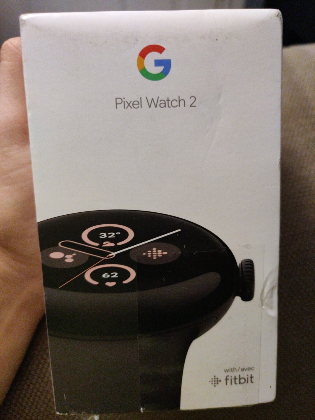 Google Pixel Watch 2 41mm Black Aluminum w/ Black Sport Band (GPS) – Open Box