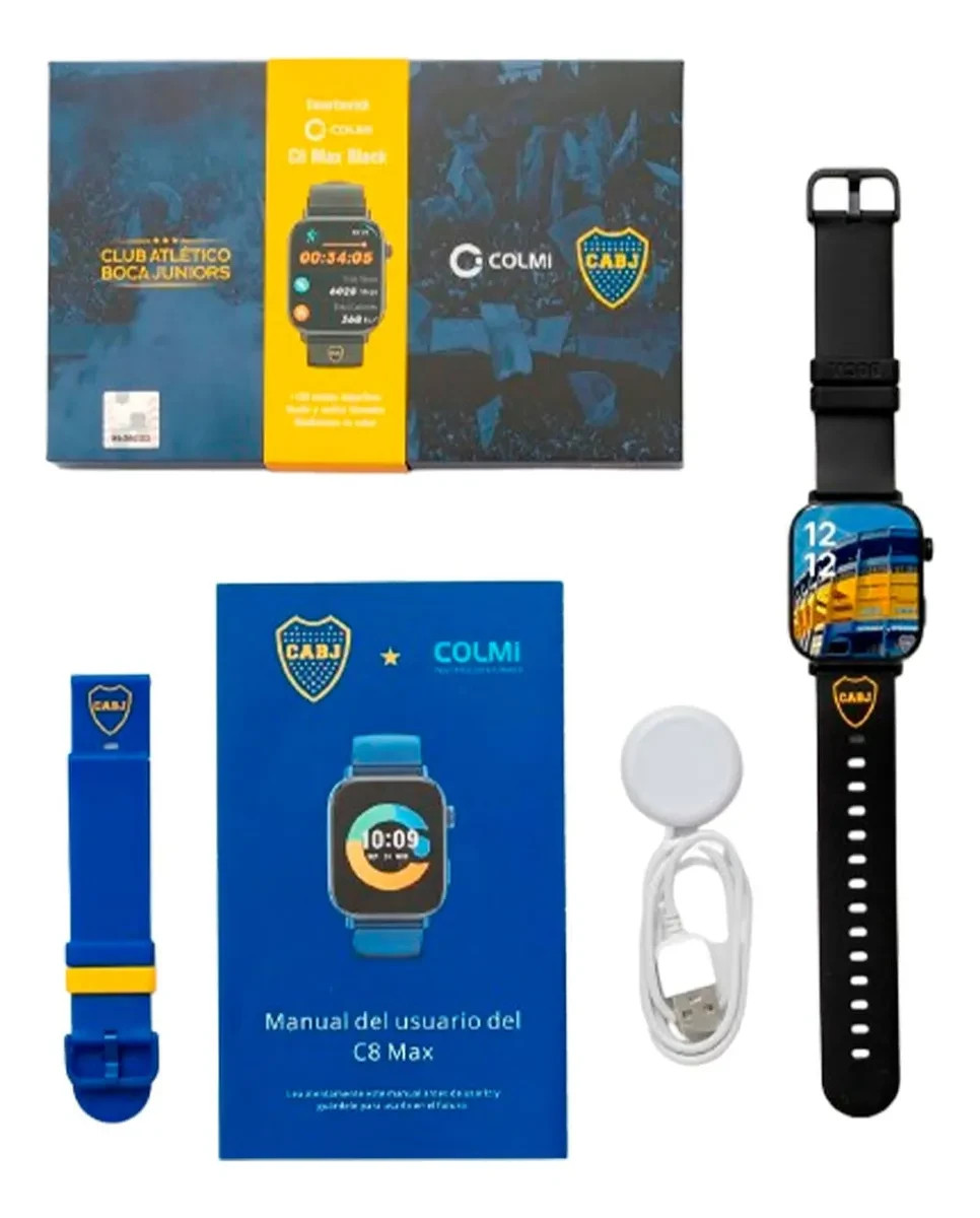Smartwatch Oficial Boca Colmi C8 Max + Correa Extra + Fondos