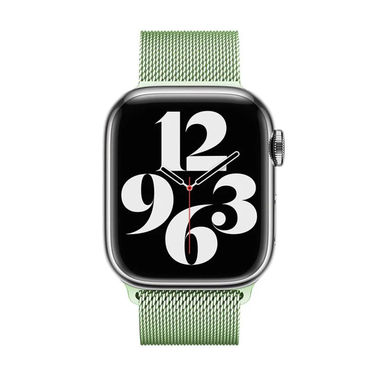 Milanese Stainless Steel Watch Band with 3D Curved Film, For Apple Watch Series