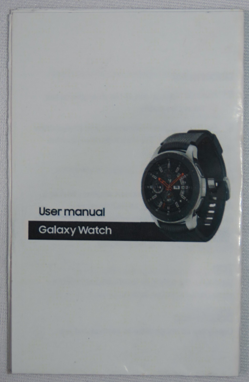 Samsung Galaxy Watch SM R805U 46mm Blk SS WiFi & BT Unlocked Charging Station