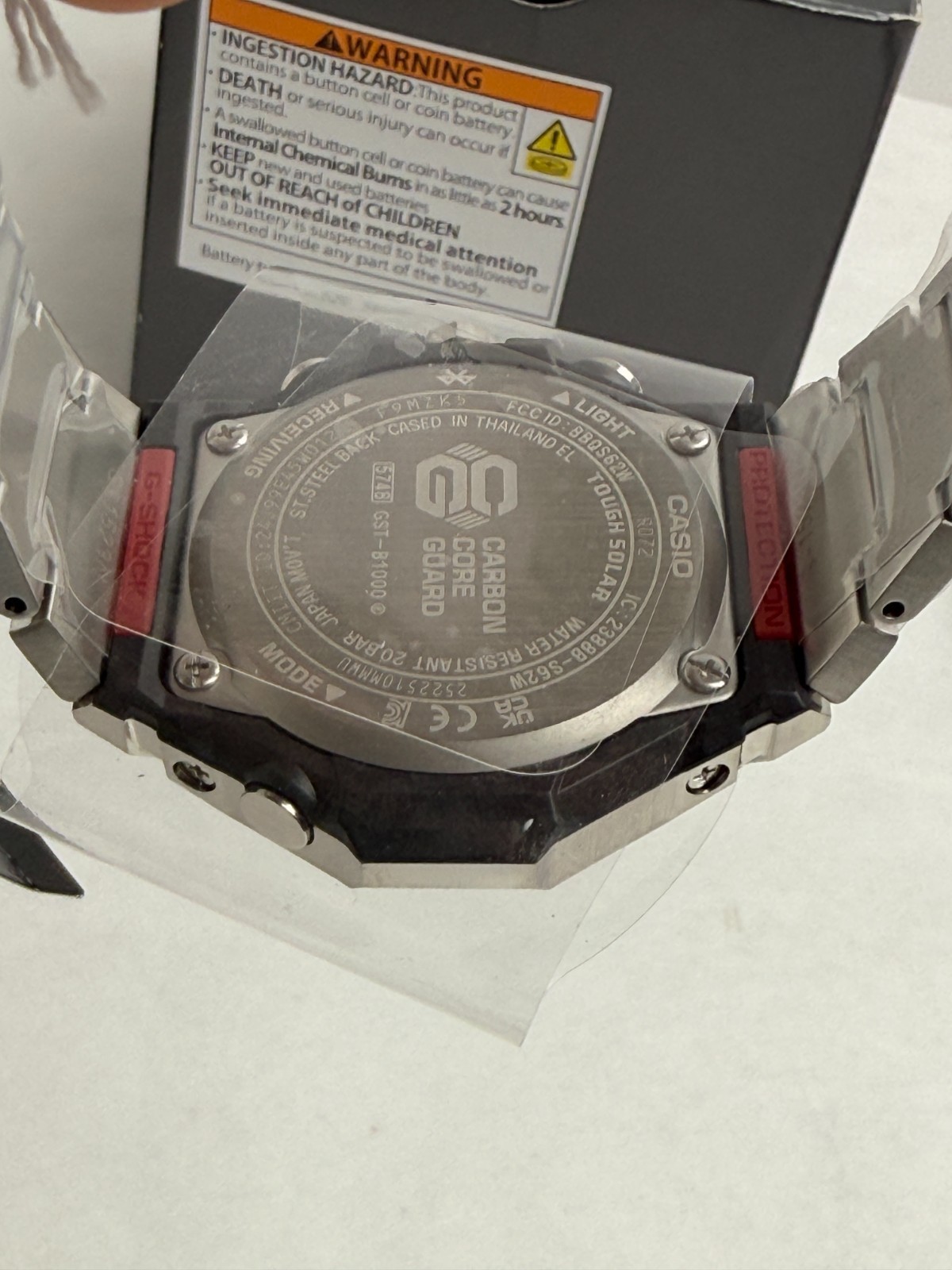 CASIO G-SHOCK G-STEEL GST-B1000D-1AJF Men’s Watch Black NEW