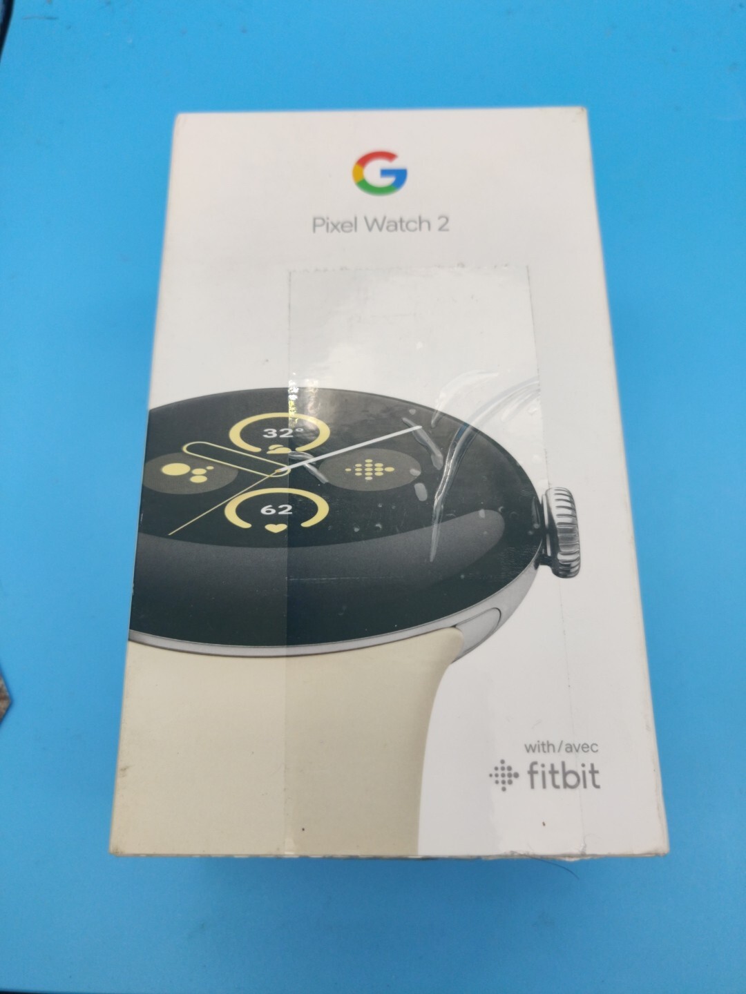 Google Pixel Watch 2 Wifi – Polished Silver Aluminum Case / Porcelain Active New