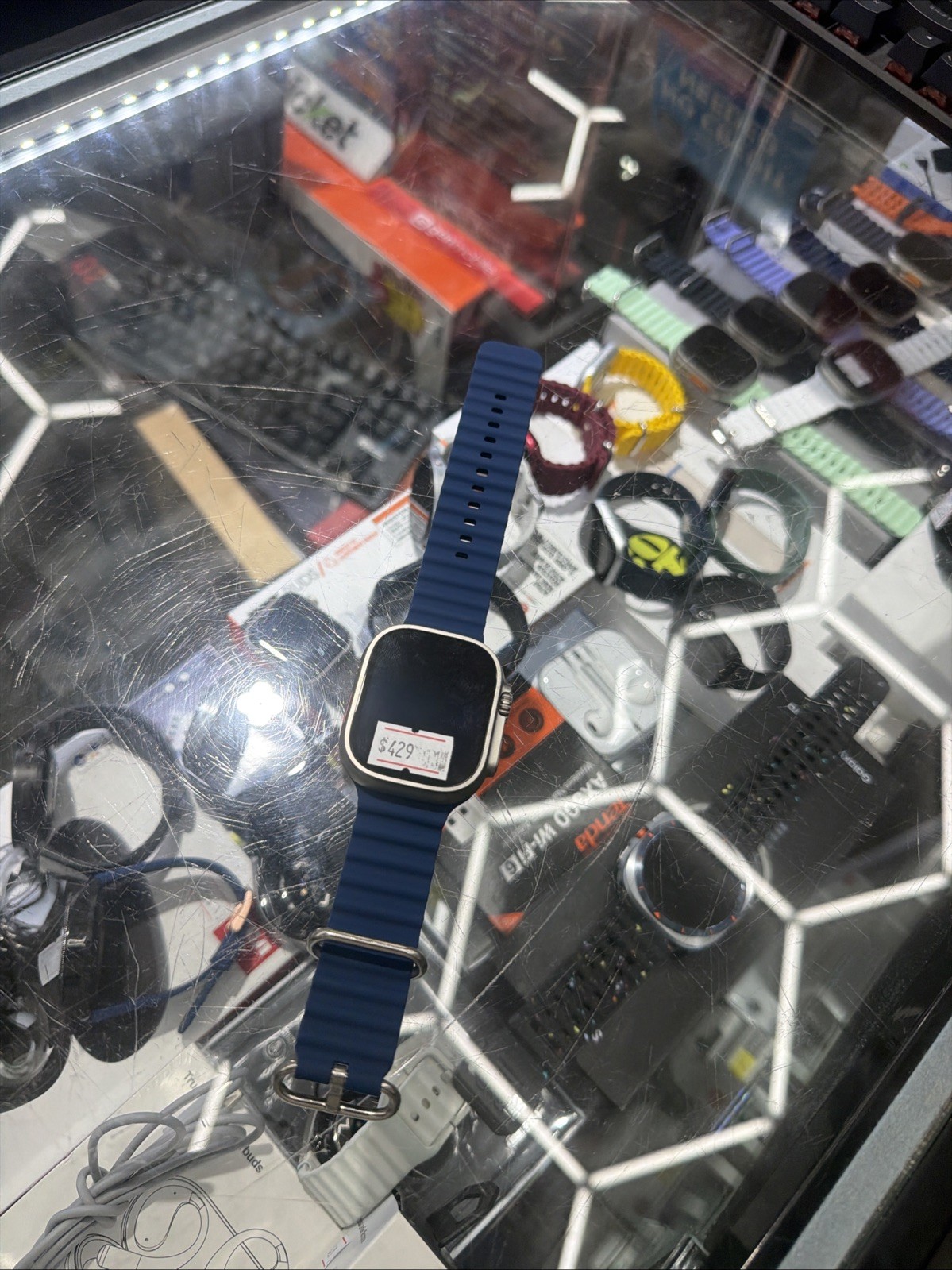 Apple Watch Ultra 2 49mm TitaniumCase – Blue EN13319 GPS -cell
