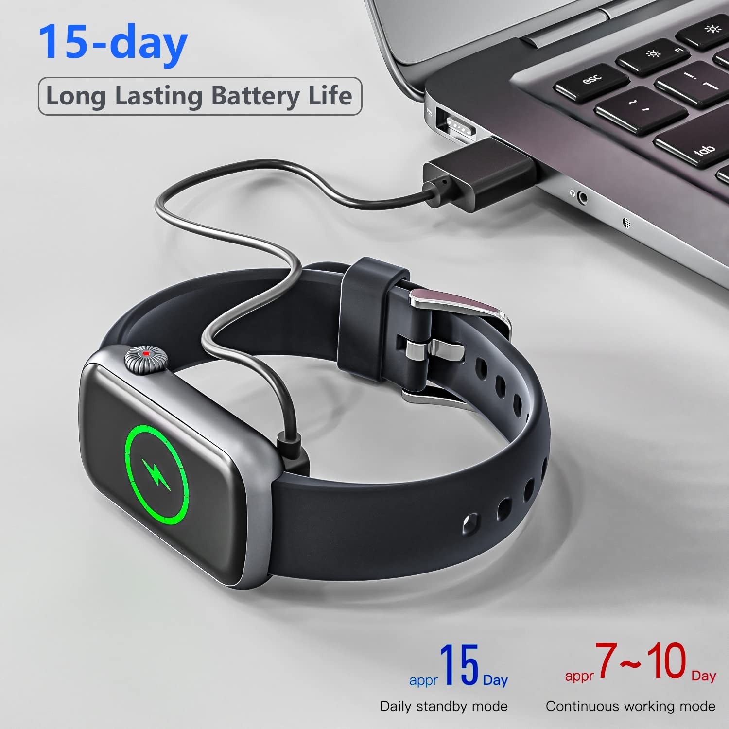 Slim Fitness Tracker with Blood Oxygen, Blood Pressure, 24/7 Heart Rate and Slee