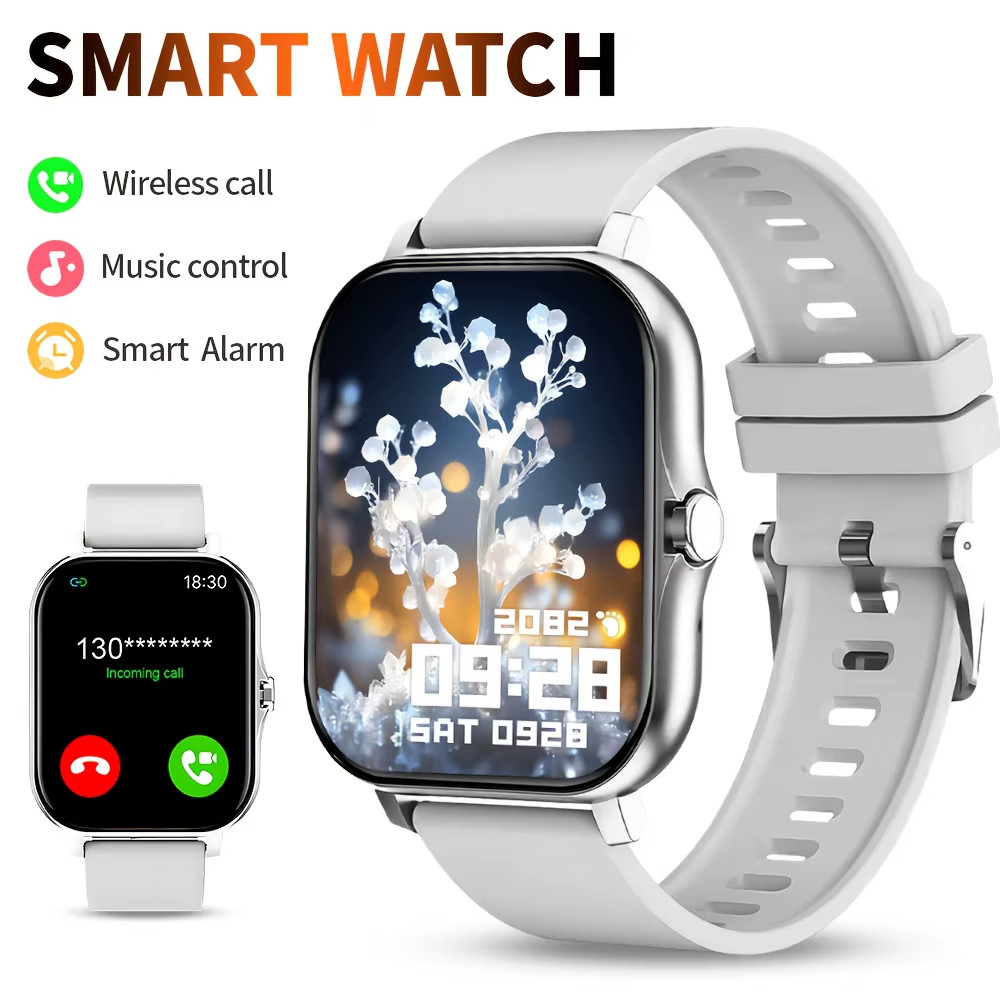 G.L Wear Smartwatch 1.83″ HD Display Bluetooth Calling Heart Rate Tracker