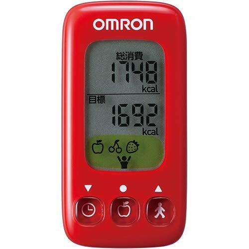 OMRON activity meter Red OMRON calorie scan HJA-314-R