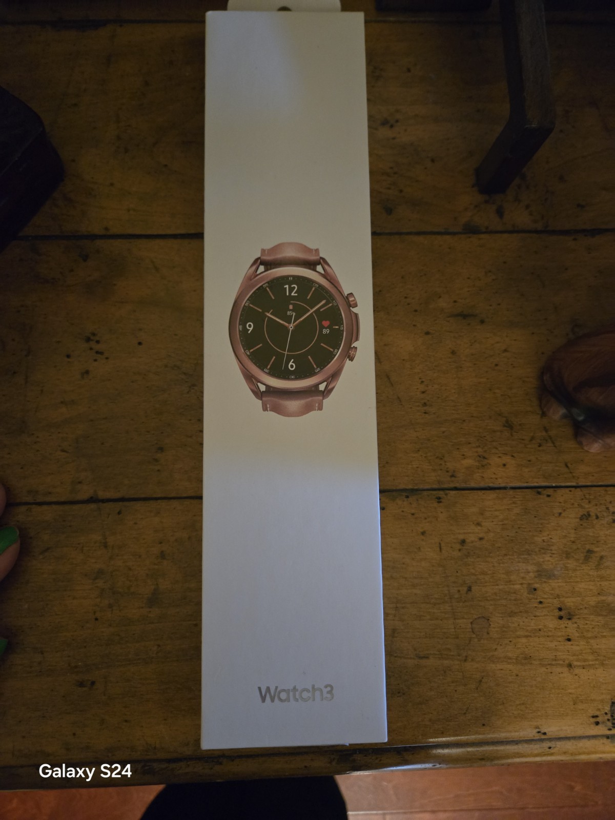 Samsung Galaxy Watch3 SM-R850 41mm Stainless Steel Case with Leather Strap -…