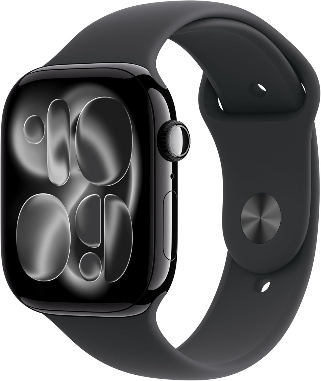 New Apple Watch Series 11 46mm GPS Jet Black Case w Black Sport Band – SEALED