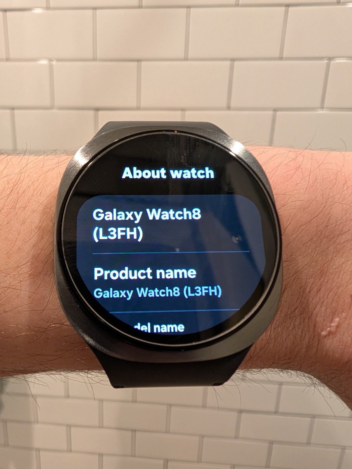 Samsung Galaxy Watch 8 40mm WiFi Fitness Tracker (International Ver) -Graphite