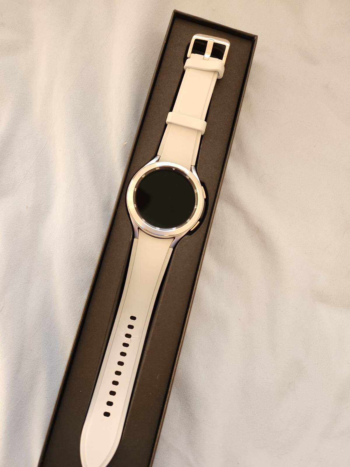 SAMSUNG GALAXY WATCH 4 CLASSIC 46MM STAINLESS STEEL BLUETOOTH SMARTWATCH SILVER
