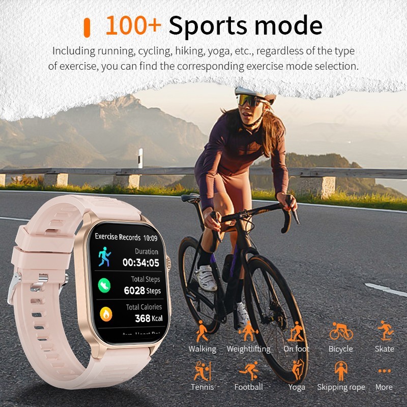 🔥Smart Watch Men Call Sports Fitness Health Tracker Heart Rate Waterproof Boxed