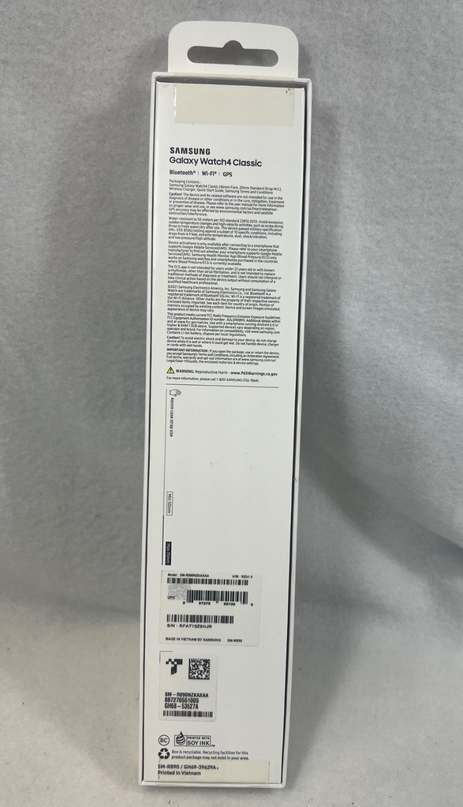 Samsung Galaxy Watch4 Classic SM-R880 42mm Stainless Steel Case with Ridge-Sport