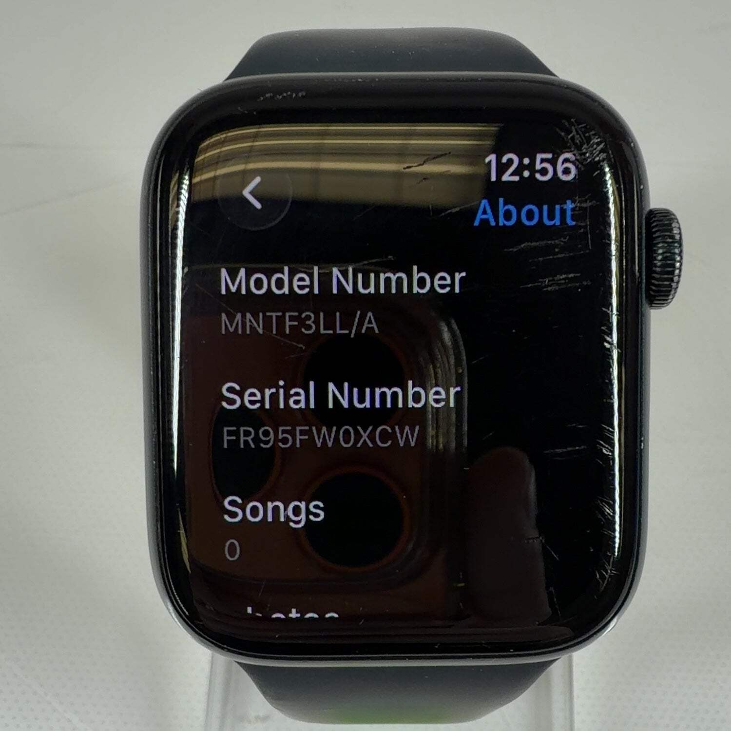 GPS Only Apple Watch SE 2nd Gen 44MM Midnight Aluminum Sport Band MNTF3LL/A