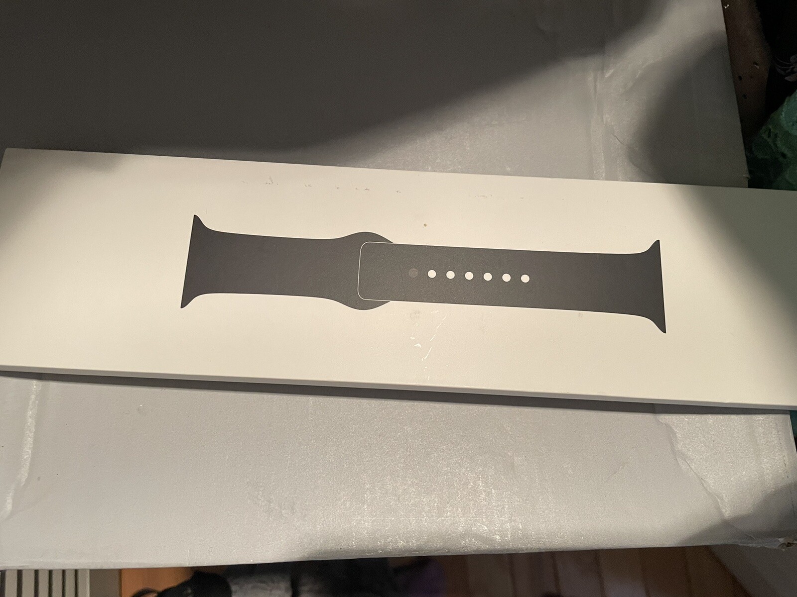 Apple Watch Series 5 44mm Space Gray Aluminum Case with Black Sport Band – S/M &
