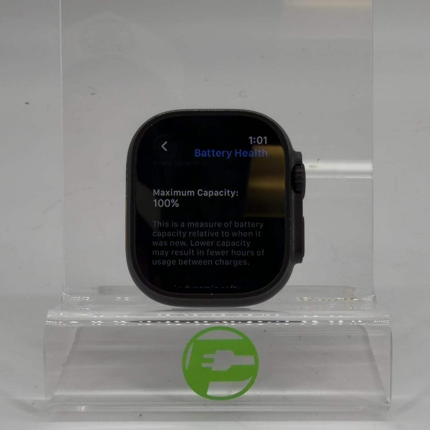 Unlocked Apple Watch Ultra 3 49MM Natural Titanium A3281 Face Only