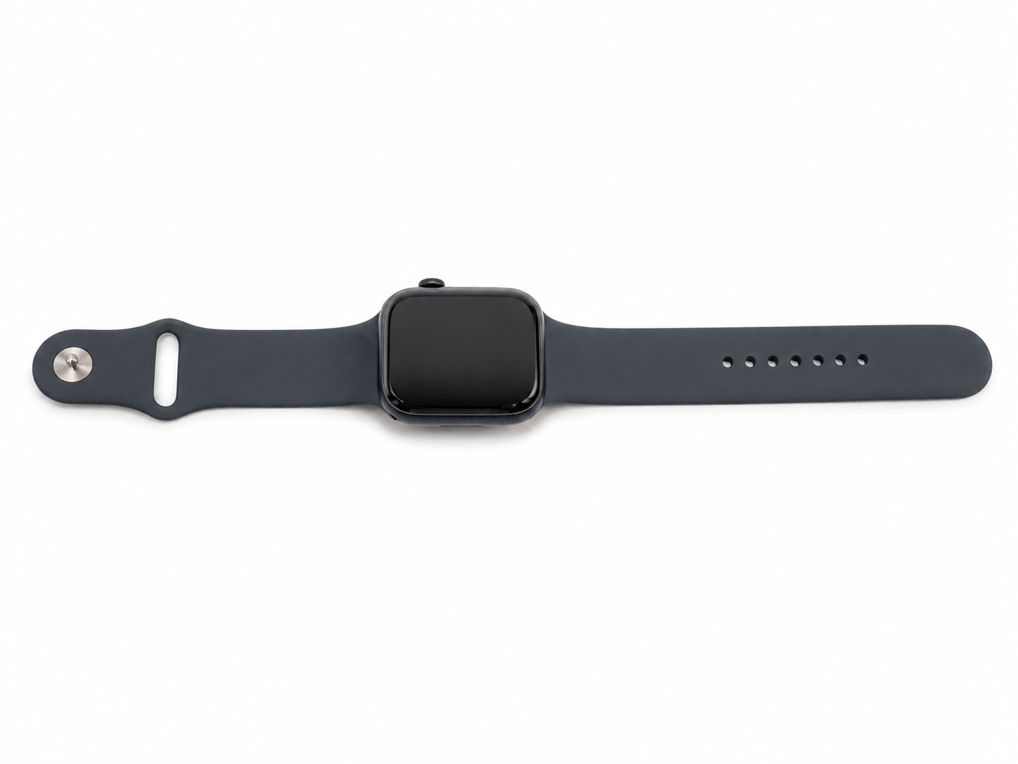 Apple Watch Series 8 GPS 45mm Midnight Aluminum Sport Band M/L ECG Fitness