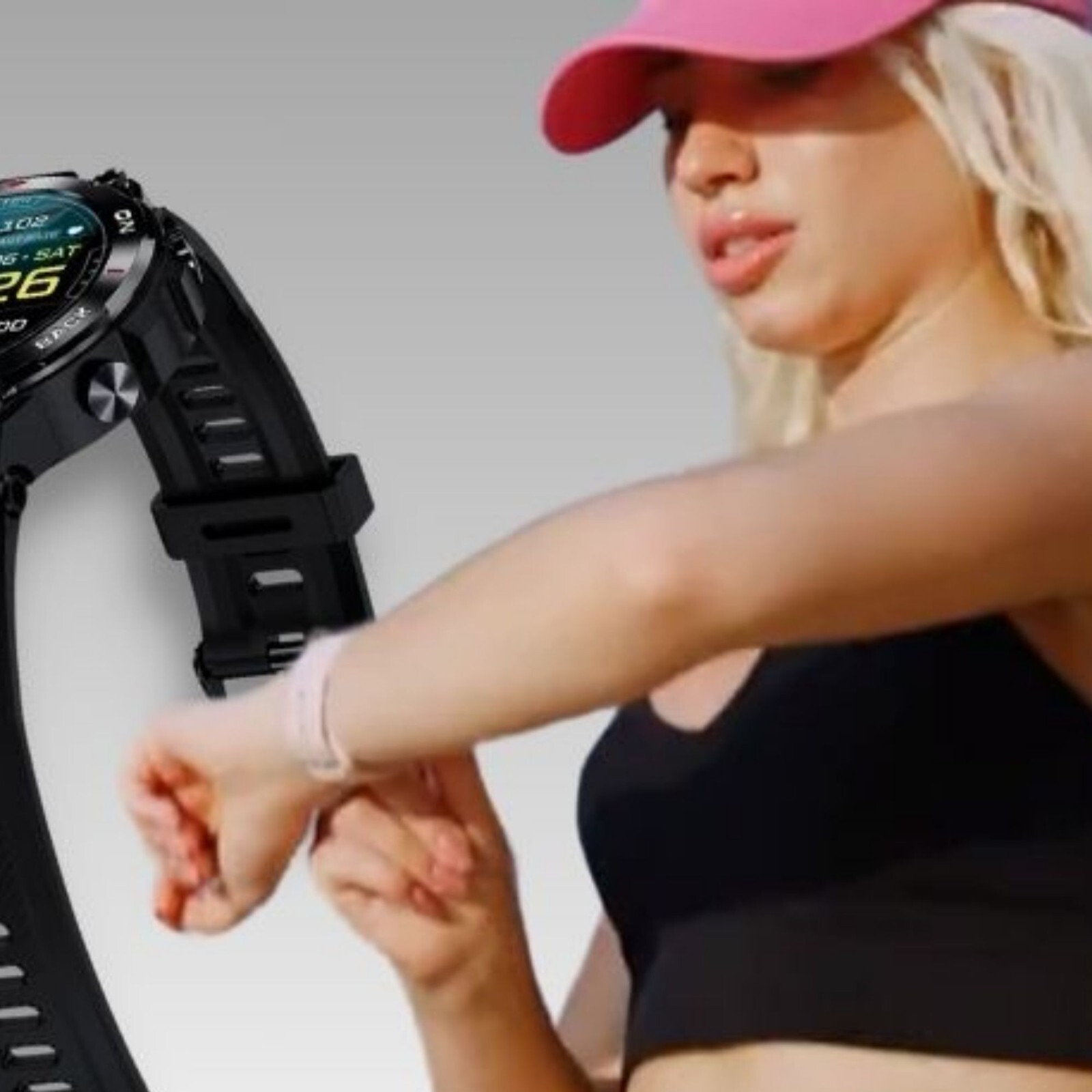 Advanced Fitness Smartwatch for Android/Apple iOS Phones Bluetooth True GPS