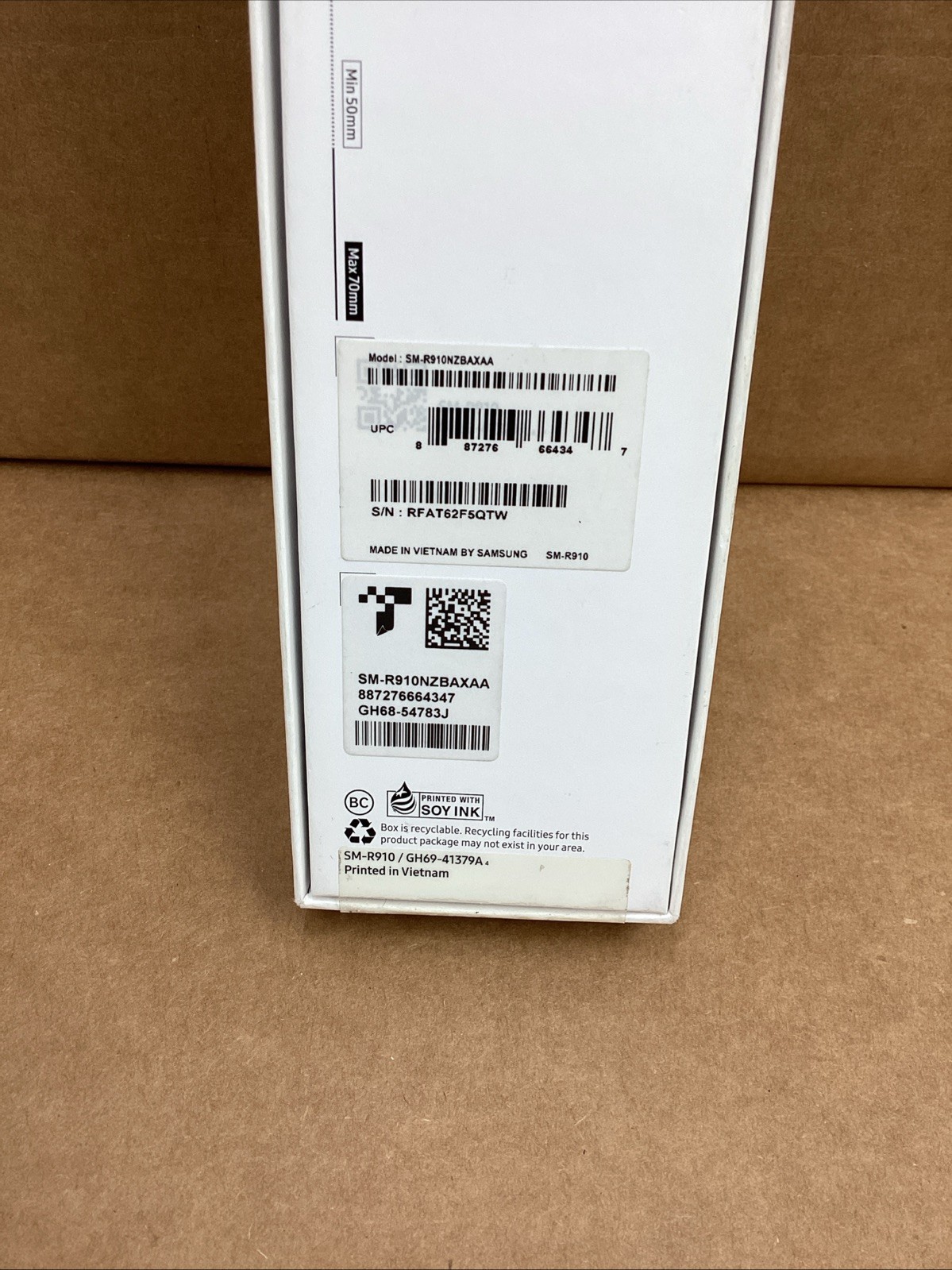 SAMSUNG GALAXY WATCH 5 BLUETOOTH Wi-Fi GPS 44mm BLUE CASE (SM-R910NZBAXAA)