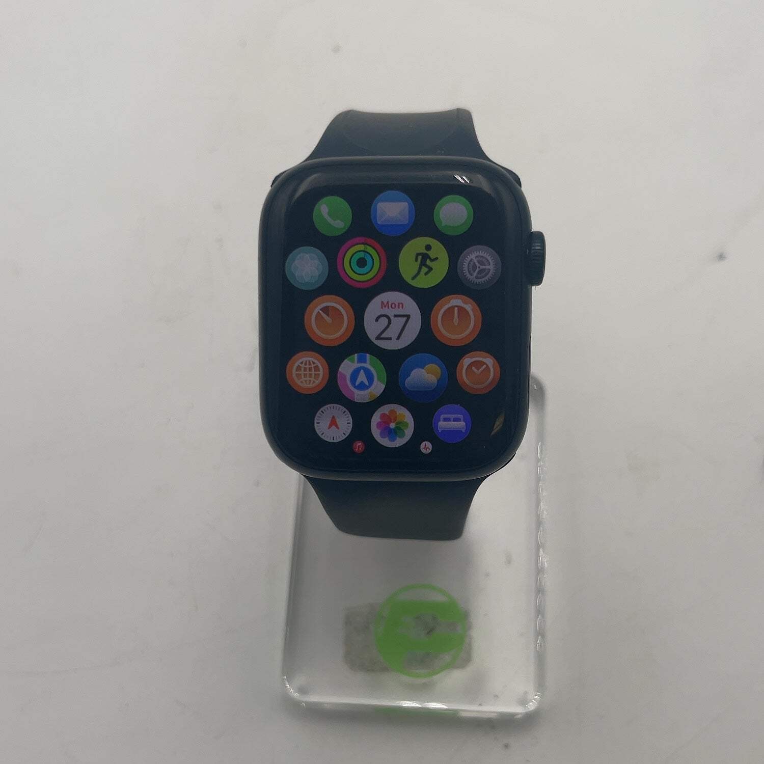 GPS Only Apple Watch Series 9 45MM Midnight Aluminum Black Sport Band MR993LL/A