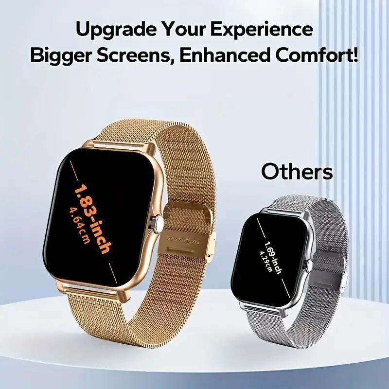 New Smartwatch phone answering/calling multi-sport mode message reminder view su