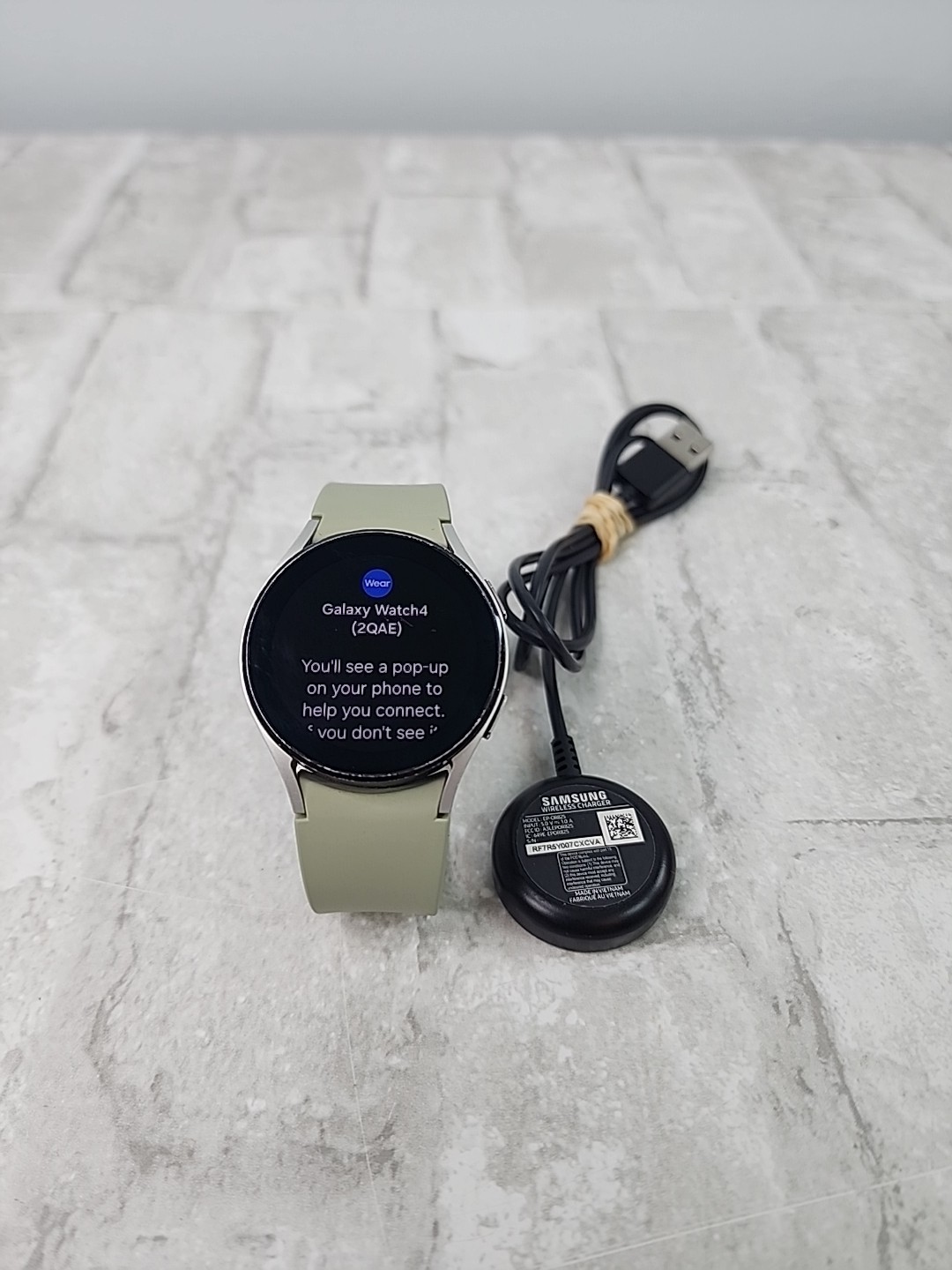 Samsung Galaxy Watch 4 44mm SM-R860 Smart Watch Tested Working
