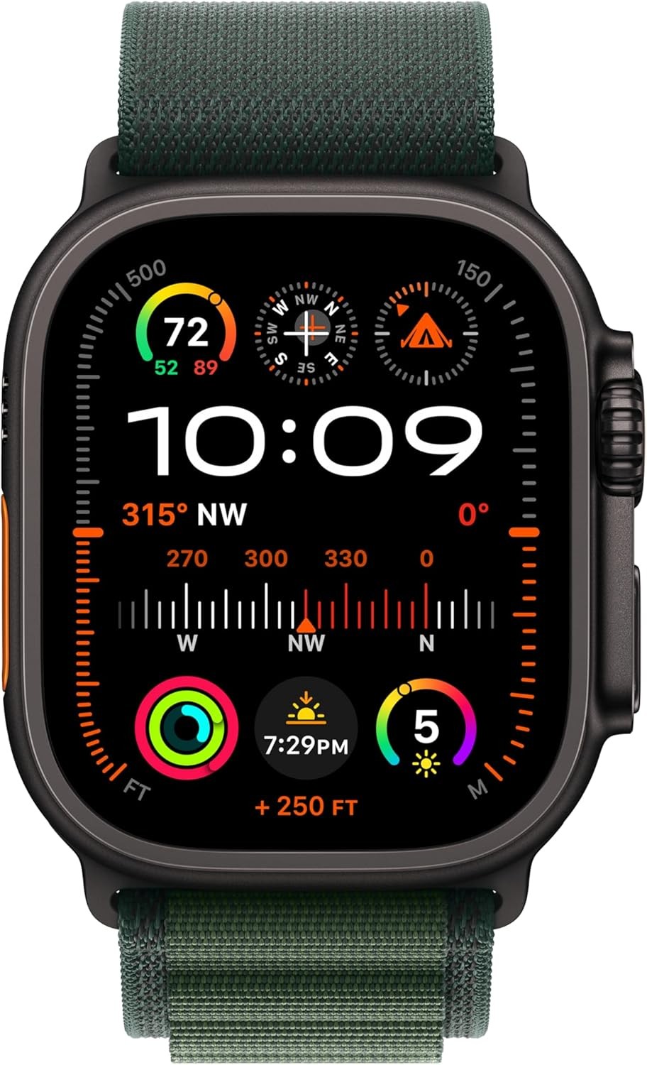 Apple Watch Ultra 2 49mm GPS/LTE Titanium Case Dark Green Loop MX4R3LW/A (M)