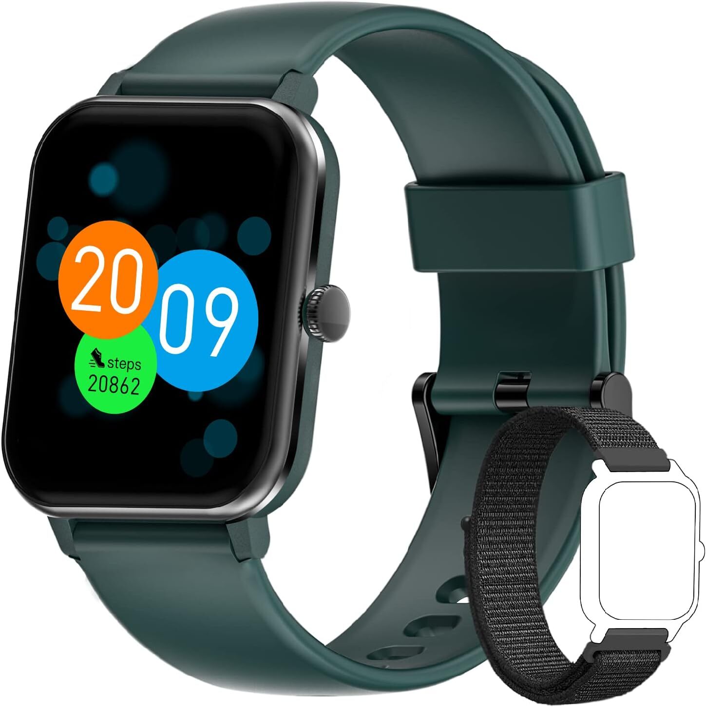 Fitness Tracker Smart Watch with Heart Rate Blood Oxygen Monitor for Woman Men