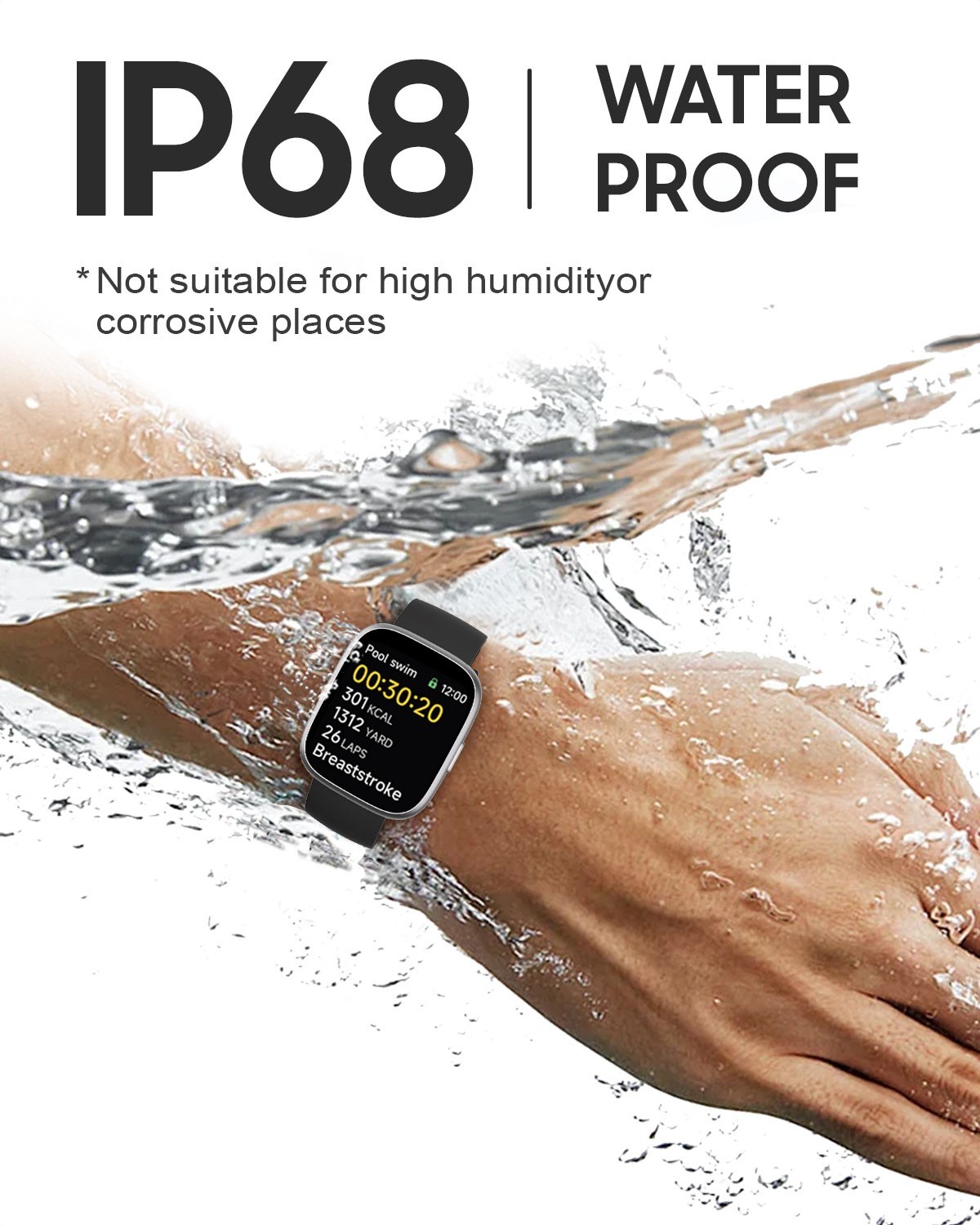 TOOBUR Smart Watch for Women Men, 1.83″ Fitness Tracker Watch With iOS & Android