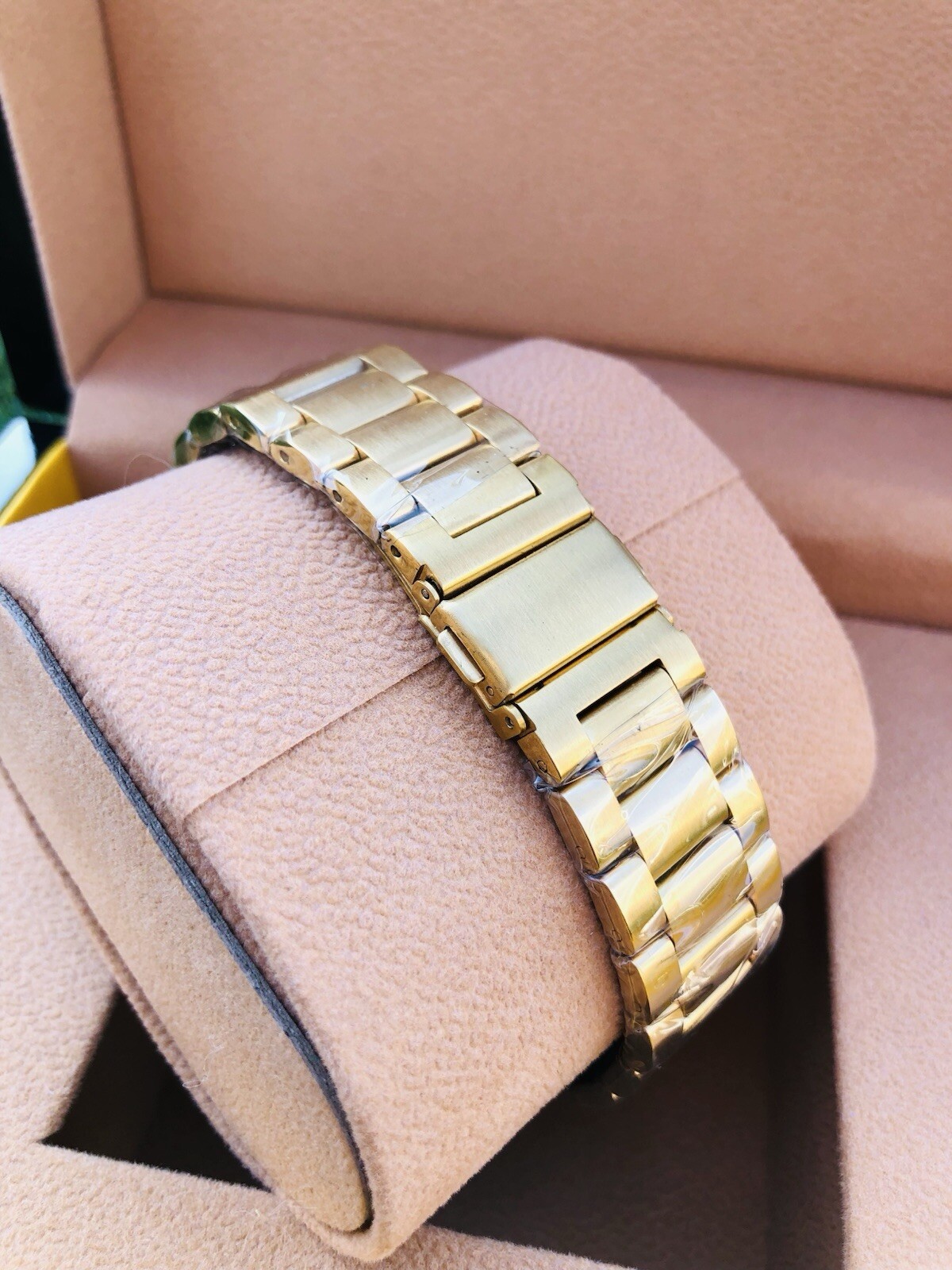 24K GOLD Plated Samsung Galaxy Watch 4 46mm DIAMOND Rhinestone Bezel Custom