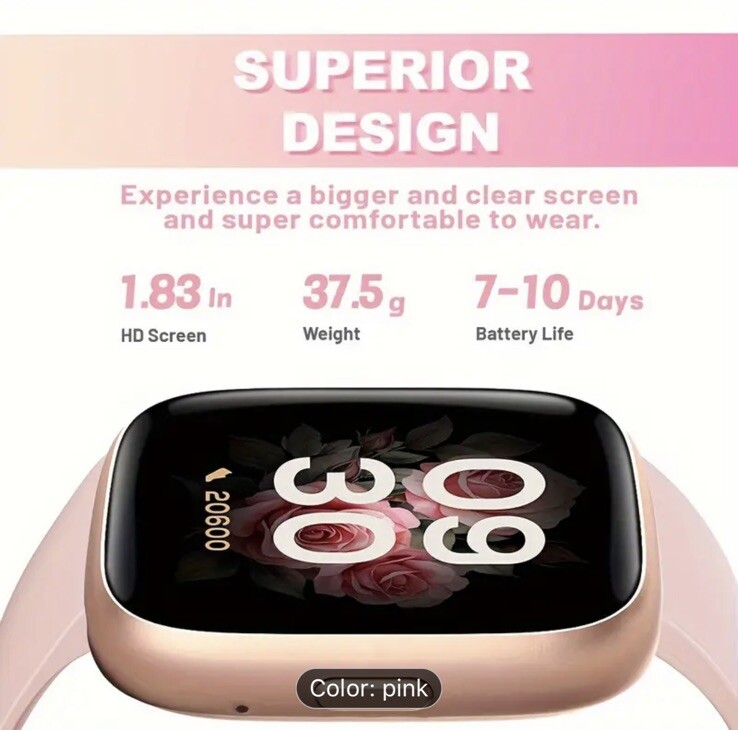 Smart Watch For Men/ Women, 1.83” Sport Smartwatch, 100+Sports Modes