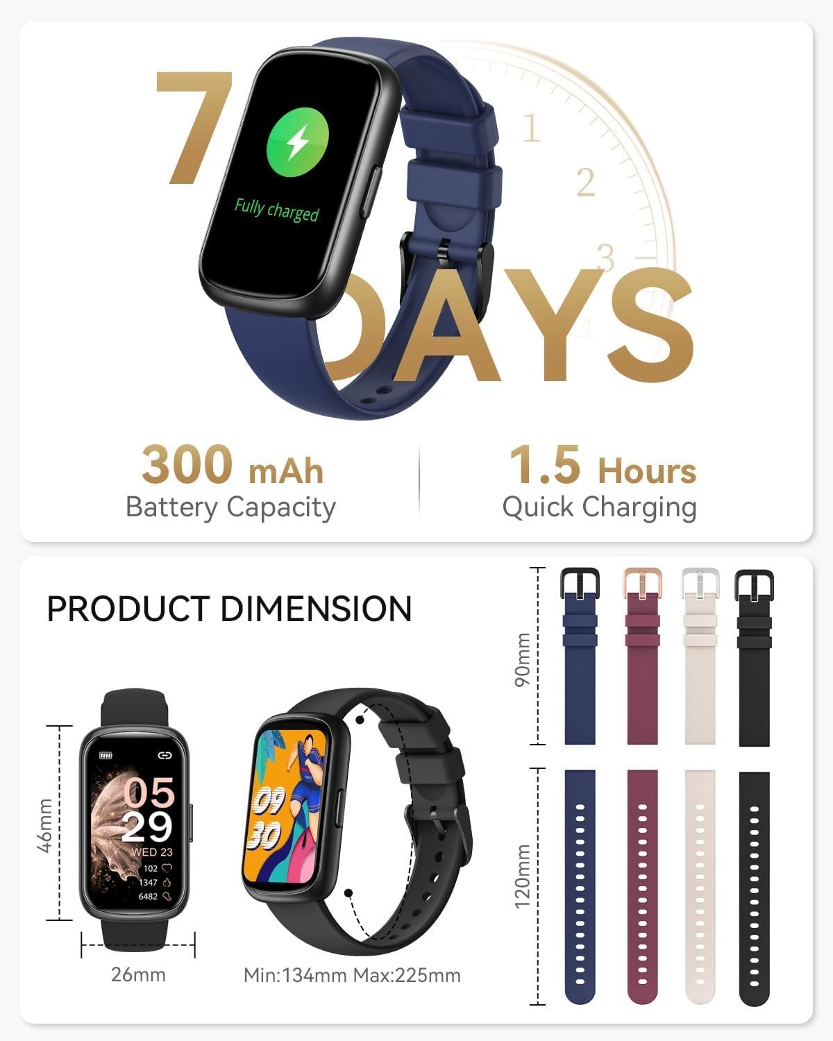 All-in-One Fitness Tracker with Waterproof Design & Activity Monitoring Features
