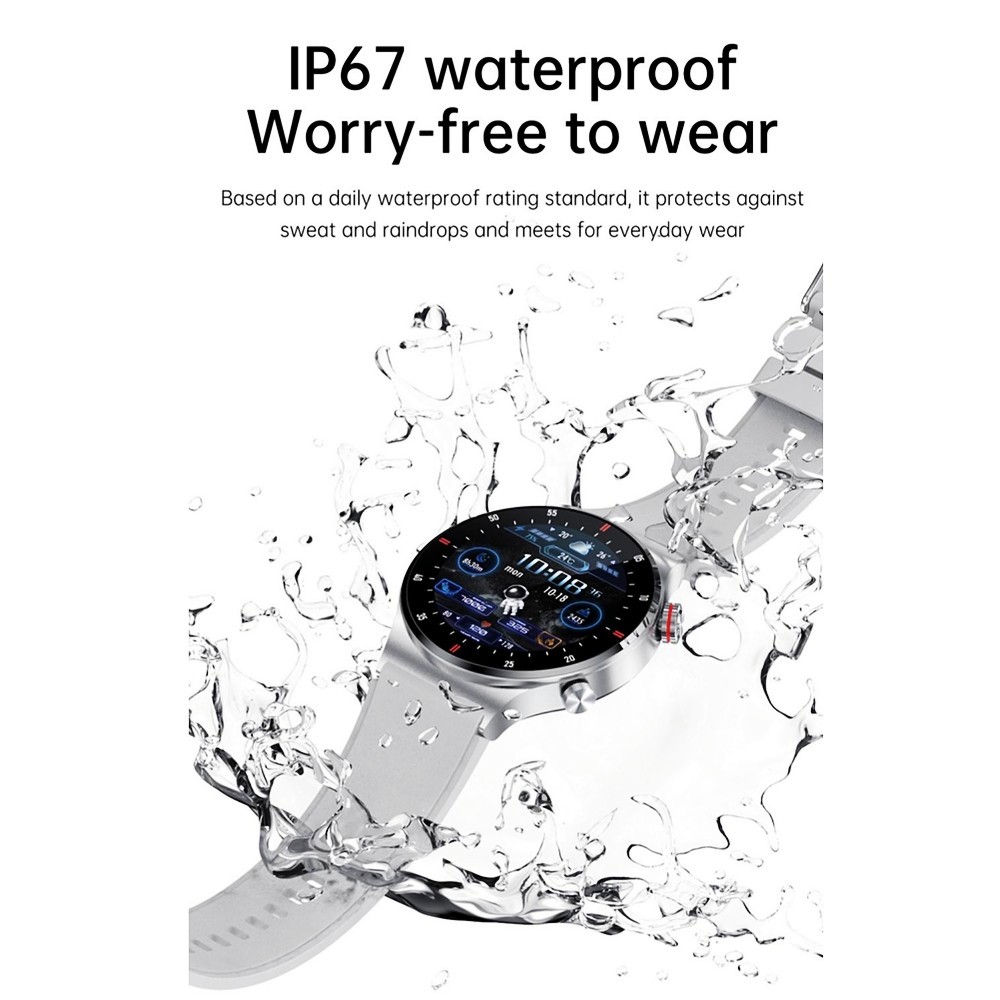 Smartwatch Men Bluetooth Call Heart Rate Sleep Fitness Tracker NFC Smart Watch