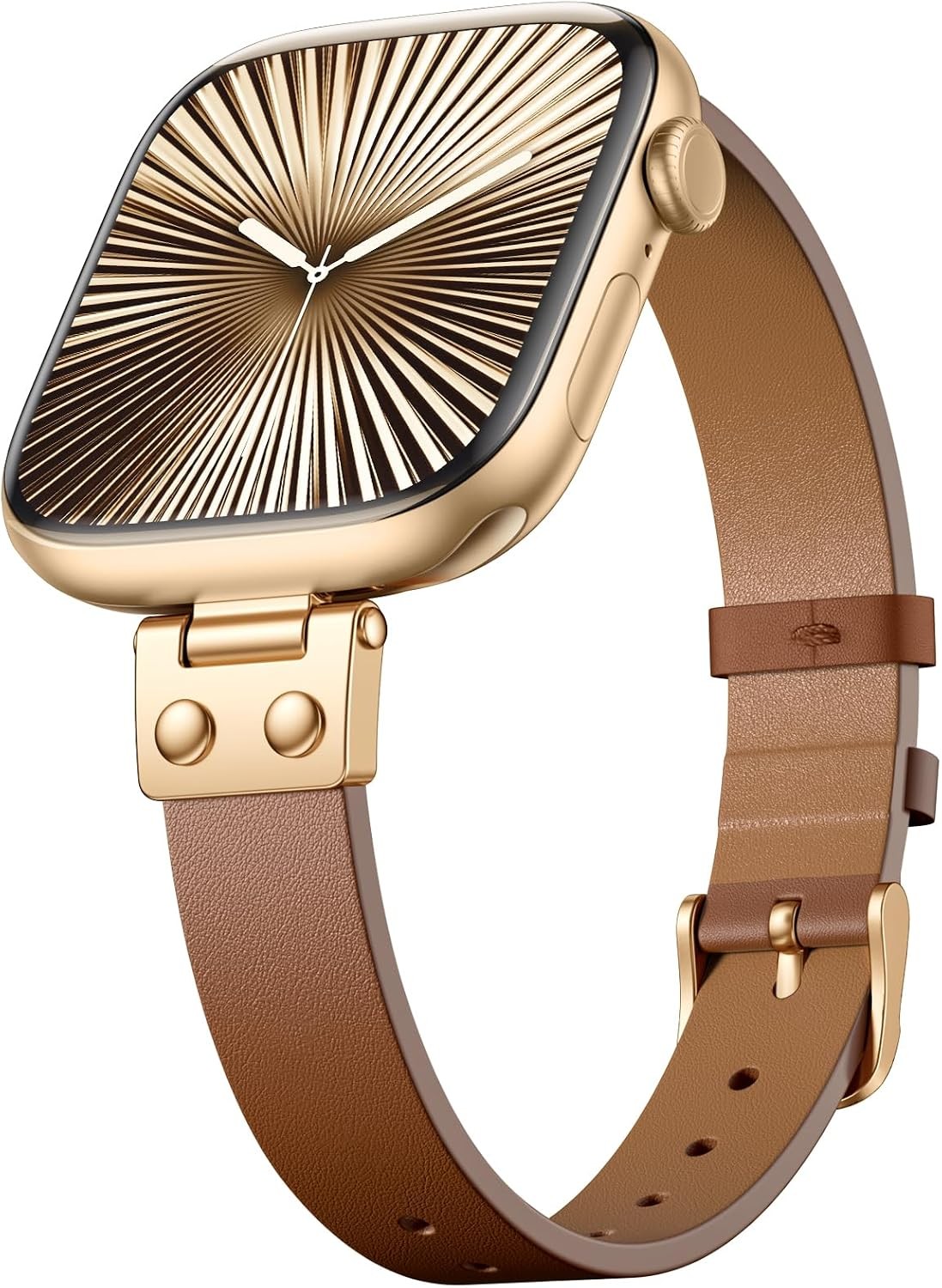 Case For Apple Watch 38mm 40mm 41mm 42mm 44mm 45mm 46mm 49mm Genuine Leather Str