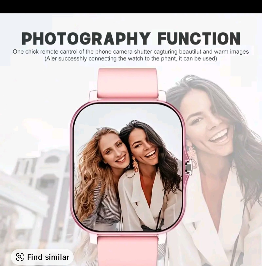 A 1.83-inch full touchscreen smartwatch