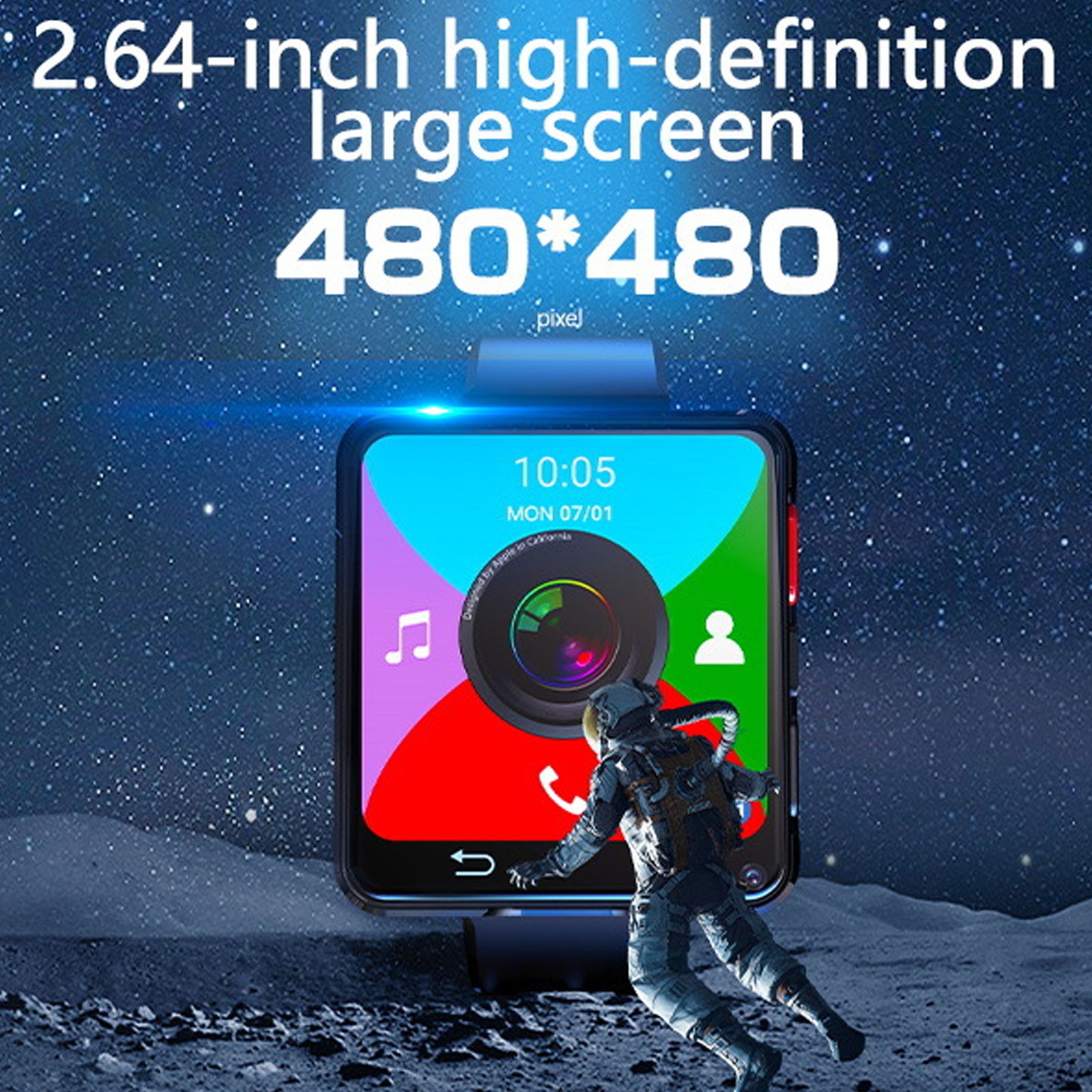 New S998 4G Smart Watch Android 11.0 OS 2.64inch Screen Heart Rate Sleep Monitrx