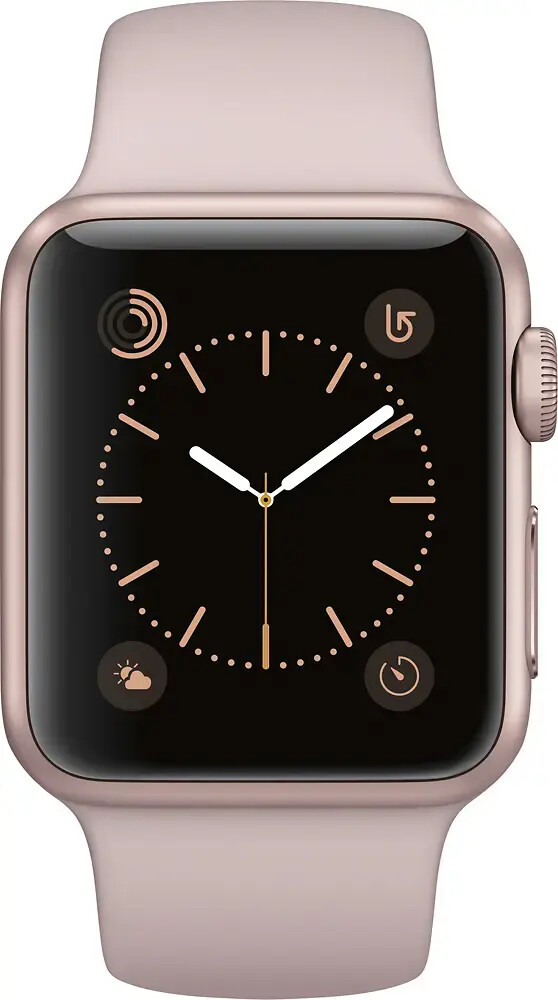 Apple Watch Series 1 38mm Rose Gold Aluminum Case Pink Sand Band MNNH2LL/A