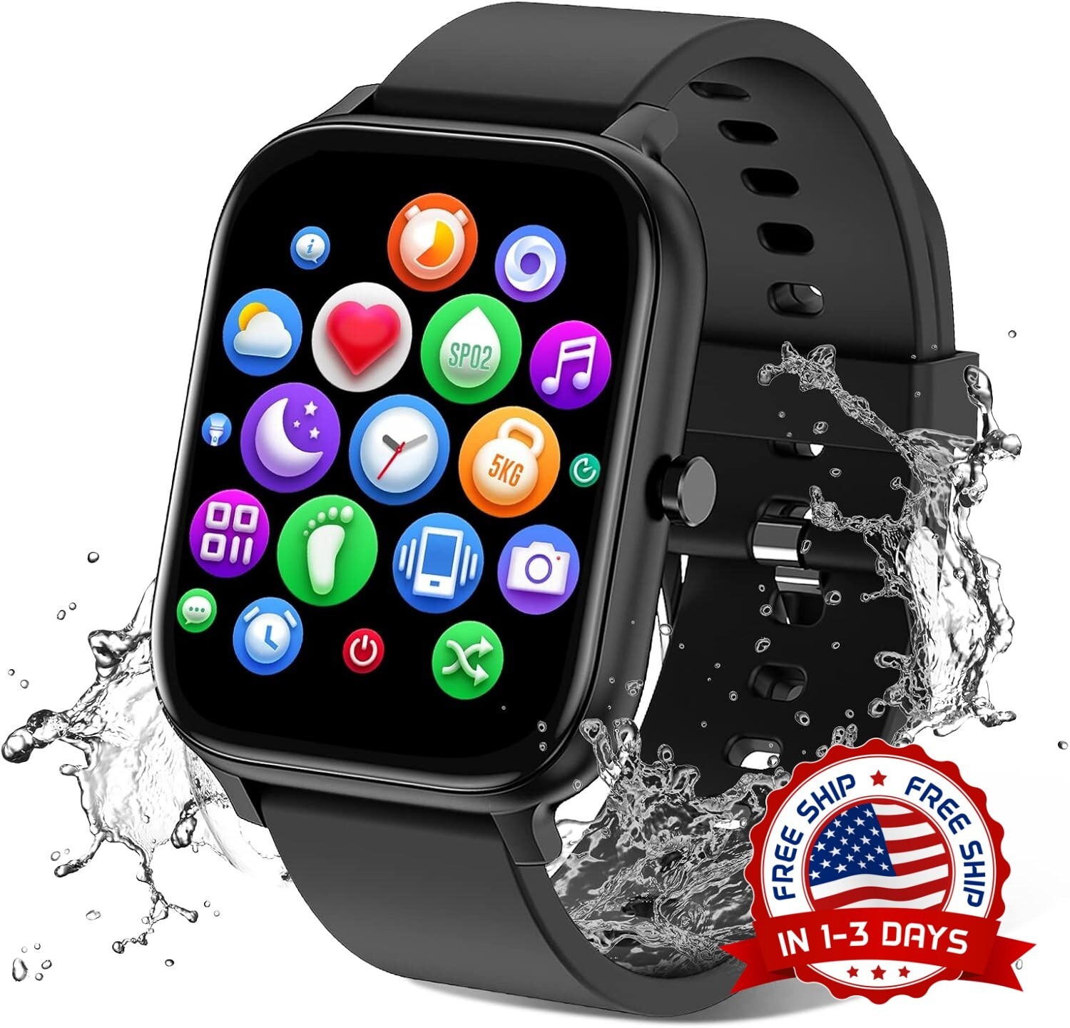 Reloj Inteligente de Mujer Hombre para Iphone Apple Samsung Android y Bluetooth