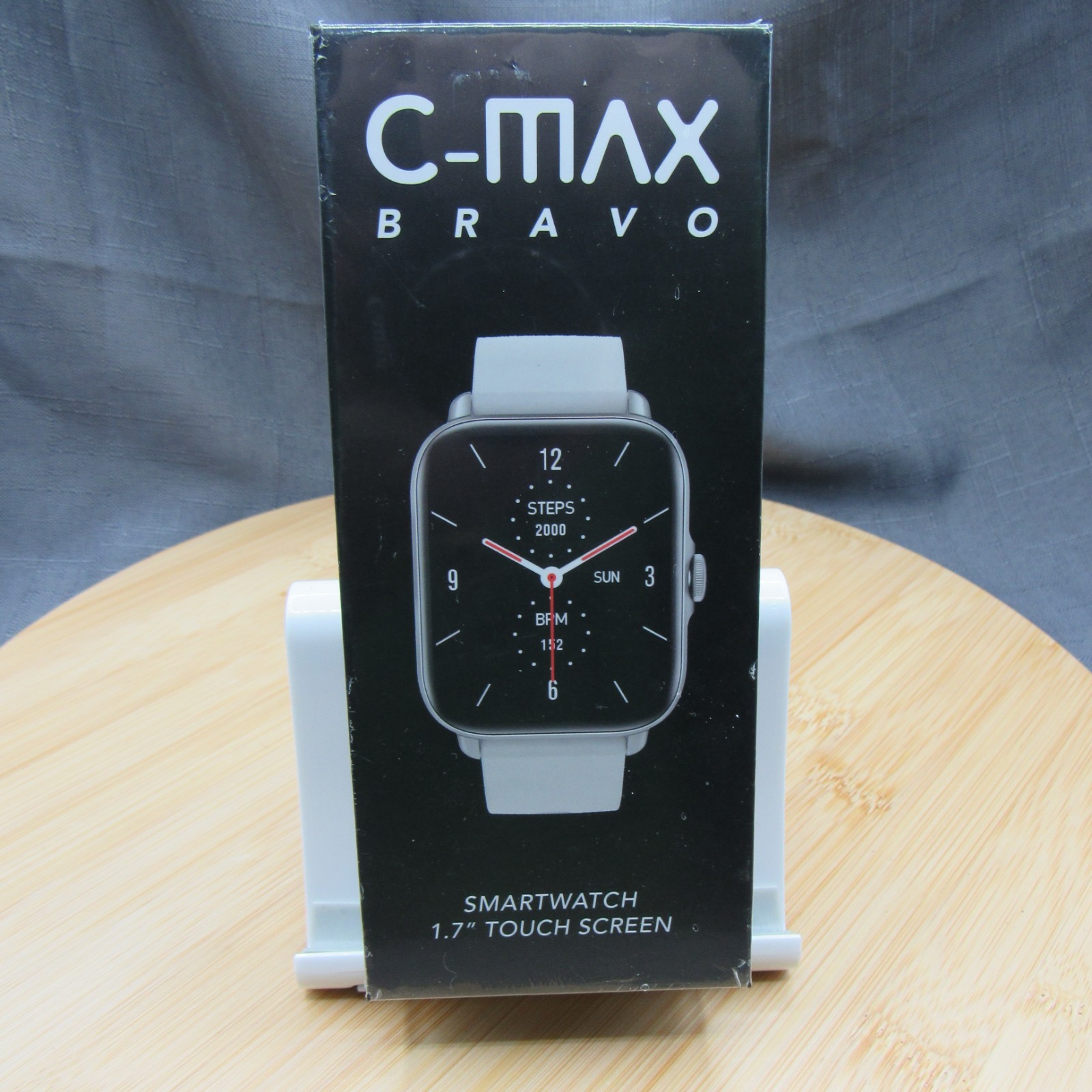 C-MAX Bravo Smartwatch with 1.7″ Screen Grey