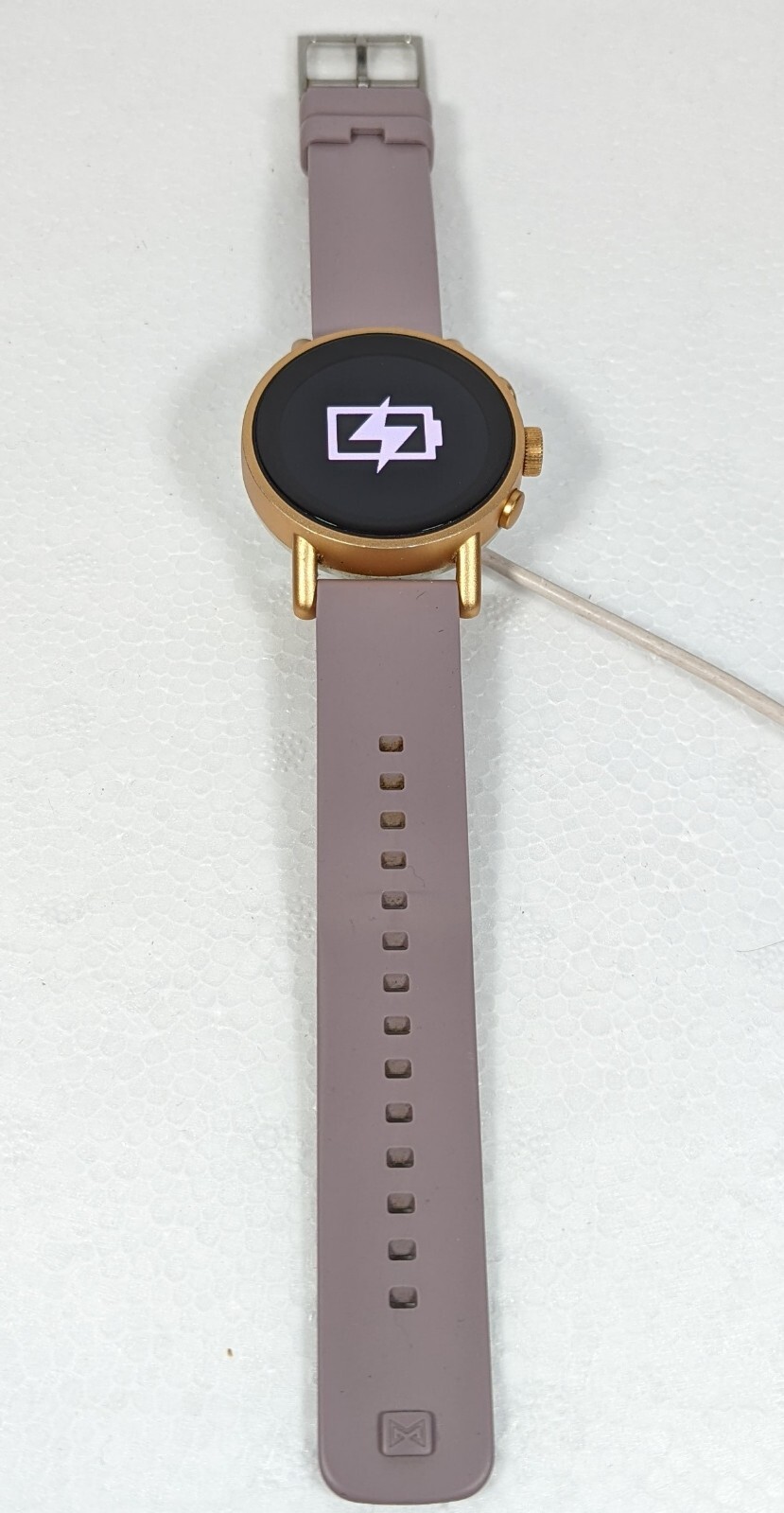 Misfit Vapor X 42mm Rose Gold-Tone with Gray And Lavender Silicone Straps