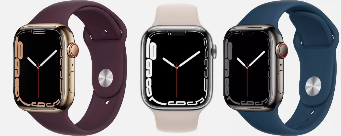 Apple Watch Series 7 41mm 45mm GPS +WIFI + LTE UNLOCKED Stainless Steel – Good
