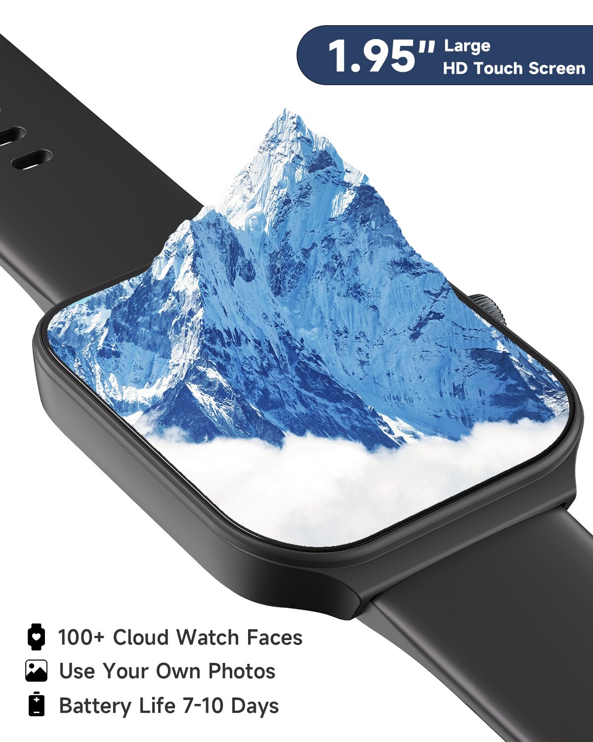 2025 Smart Watch For Men/Women, Waterproof Smartwatch Bluetooth iPhone Android