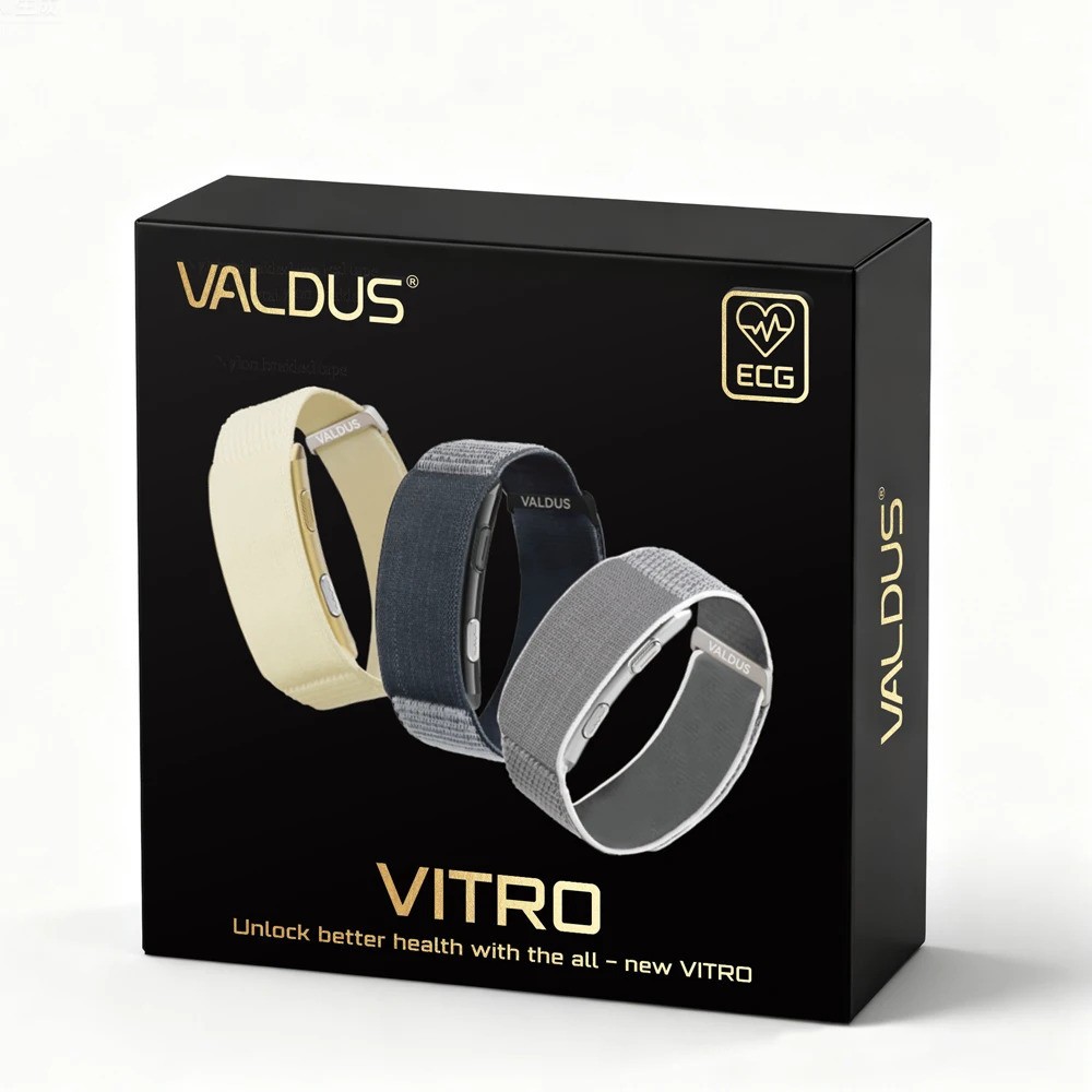 VALDUS VITRO Smart Bracelet Heart Rate No Screen Fitness Tracker Waterproof