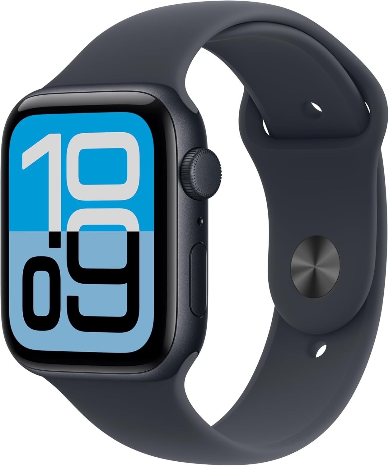 Apple Watch SE 3 (GPS) 44mm Midnight Aluminum Case Sport Band M/L 2025 MEHQ4LWA
