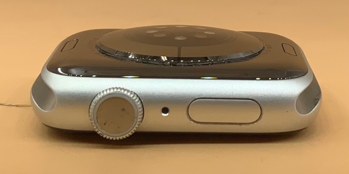 Apple Watch Series 6 44mm A2292 GPS Only Silver, Tan and Brown Bands Smartwatch